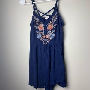 dark blue romper